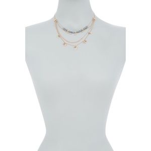 Melrose and Market 4 Row Beaded Layered Necklace